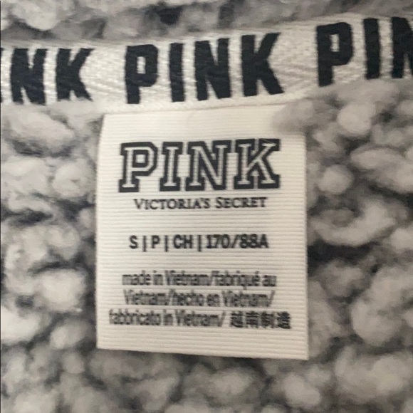 Victoria’s Secret Pink Sherpa Sweatshirt - Picture 3 of 3